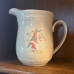 Vintage marmalade, goose pattern never used large pitcher